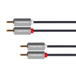 Kabel 2x Cinch konektor/2x Cinch konektor 10m KRUGER & MATZ KM1210 Basic