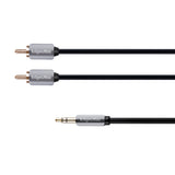 Kabel Jack 3.5mm stereo/2x Cinch 3m KRUGER & MATZ KM0311