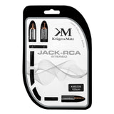 Kabel Jack 3.5mm stereo/2x Cinch 1m KRUGER & MATZ KM0309