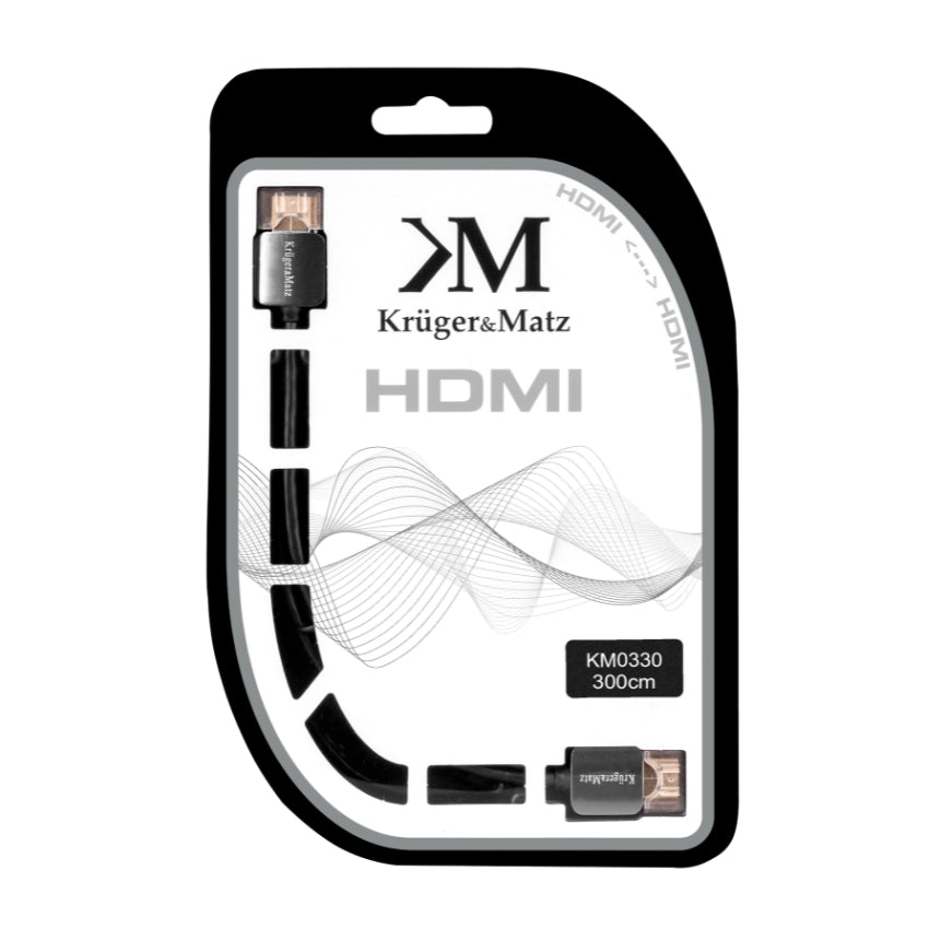 Kabel KRUGER & MATZ KM0330 HDMI 4K 3m
