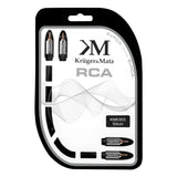 Kabel 2x Cinch konektor/2x Cinch konektor 0,5m KRUGER & MATZ KM0303
