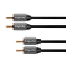 Kabel 2x Cinch konektor/2x Cinch konektor 0,5m KRUGER & MATZ KM0303