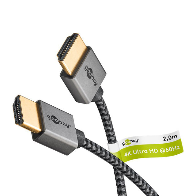 Kabel GOOBAY 75753 HDMI Slim High Speed s Ethernetem 2.0 4K 2m