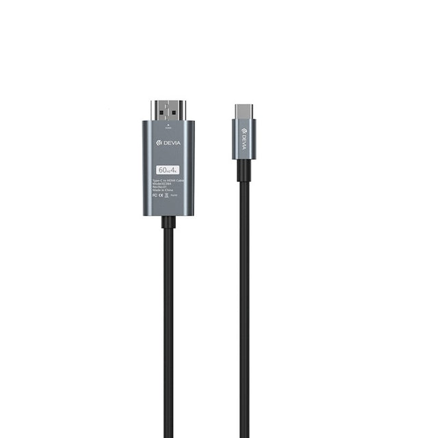 Kabel DEVIA EC084 USB-C/HDMI 4K 2m Black