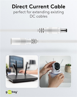 Kabel prodlužovací DC GOOBAY 76674 1,5m
