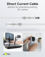 Kabel prodlužovací DC GOOBAY 76678 1,5m