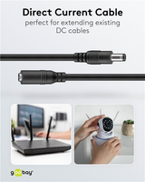 Kabel prodlužovací DC GOOBAY 71401 3m