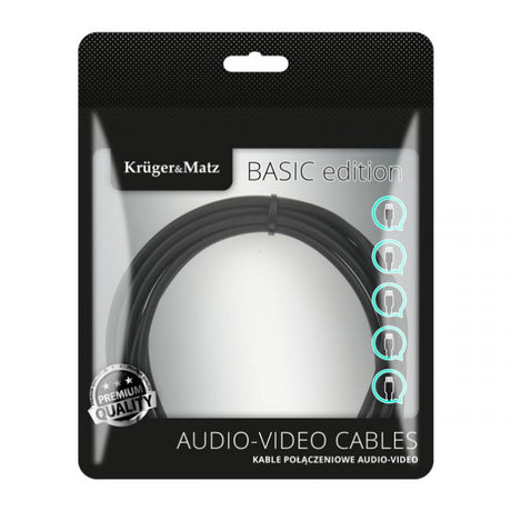 Kabel optický TOSLINK KRUGER & MATZ KM1220 Basic 1m