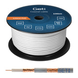 Vodič koax GETI 125CU PVC (100m cívka)