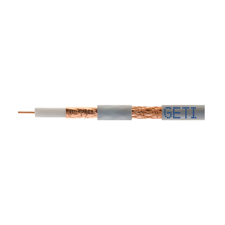 Vodič koax GETI 125CU PVC (100m cívka)
