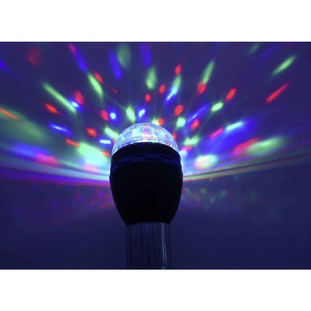 Žárovka E27 RGB Light party Renkforce černá