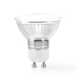 Smart LED žárovka GU10 4.5W teplá bílá NEDIS WIFILW11CRGU10 WiFi Tuya