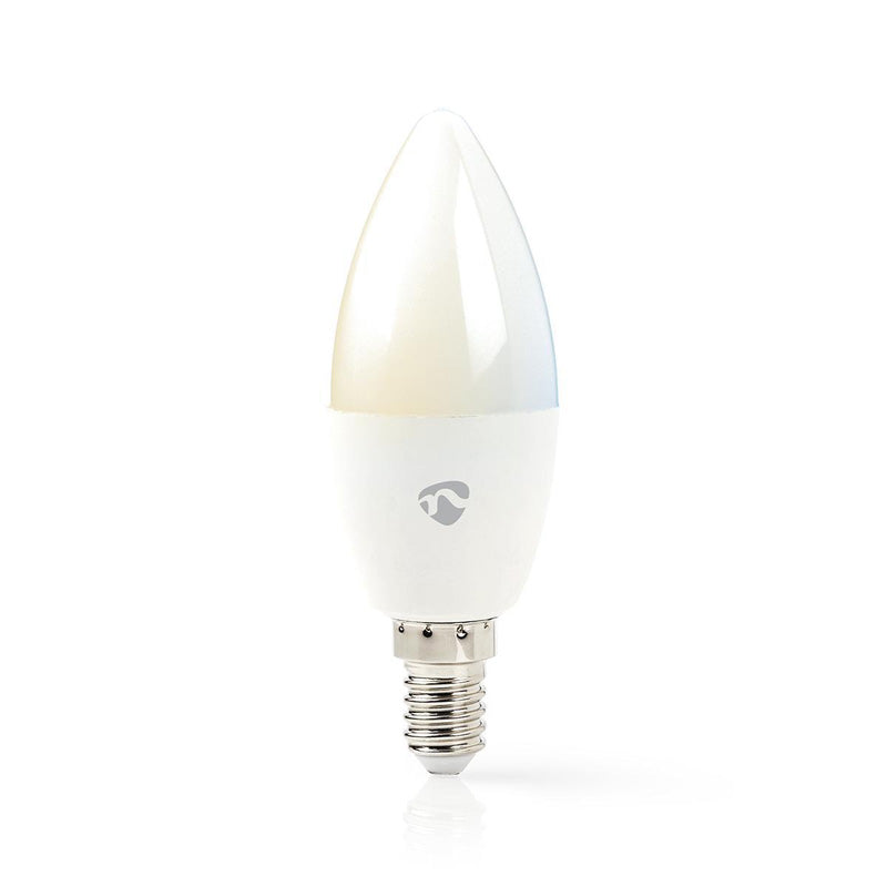 Smart LED žárovka E14 4.5W bílá NEDIS WIFILW13WTE14 WiFi Tuya