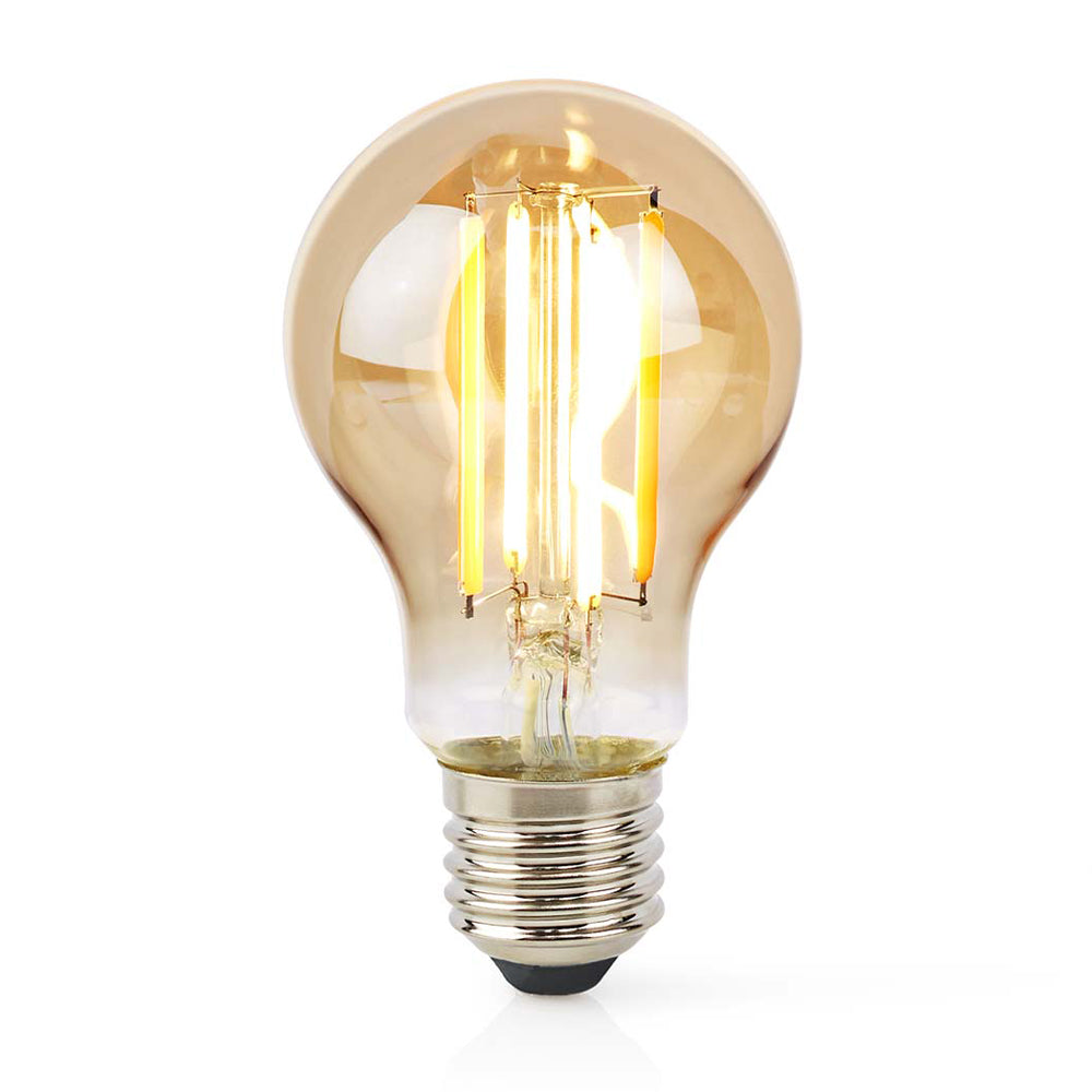 Smart LED žárovka E27 7W teplá bílá NEDIS WIFILRF10A60 WiFi Tuya