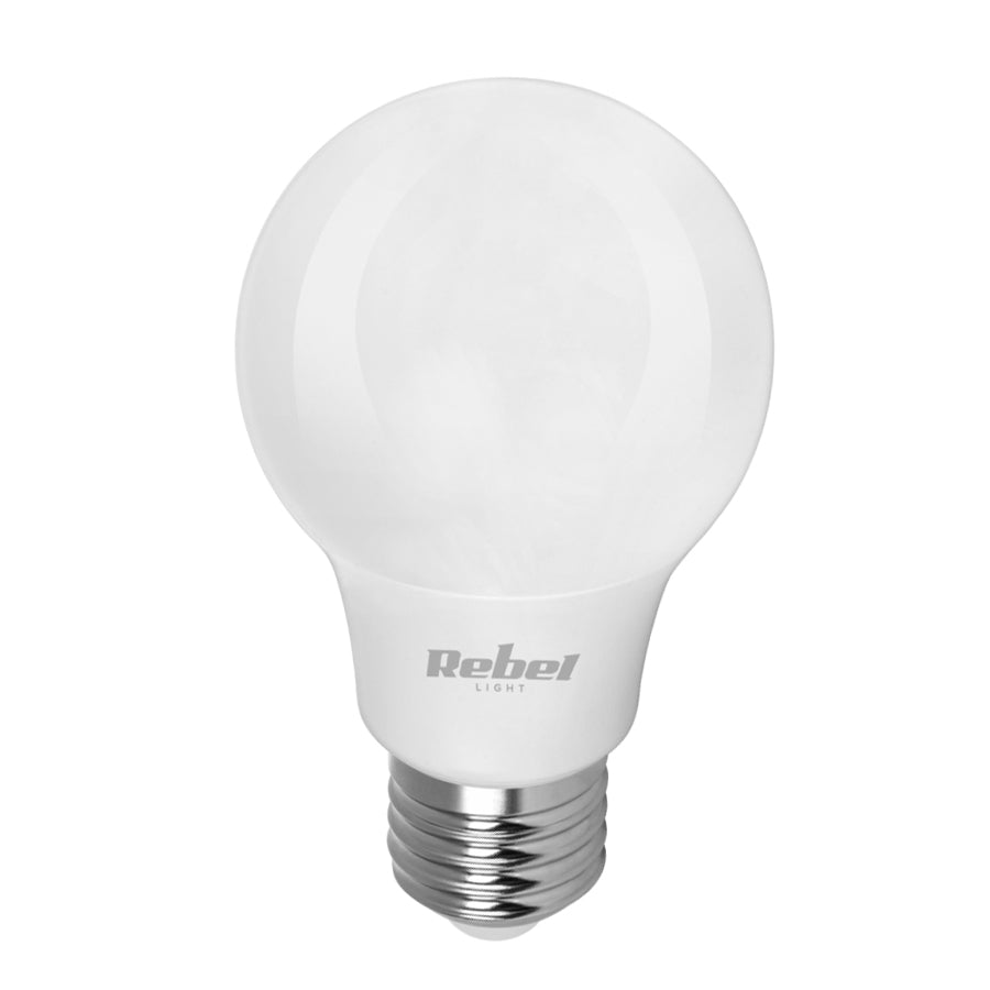 Žárovka LED E27 8,5W A60 bílá přírodní REBEL ZAR0552