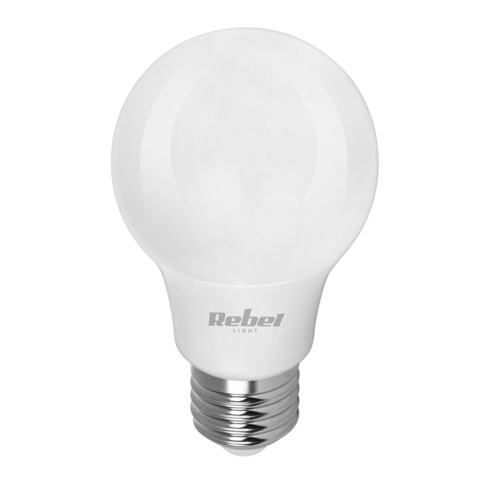 Žárovka LED E27 8,5W A60 bílá studená REBEL ZAR0553