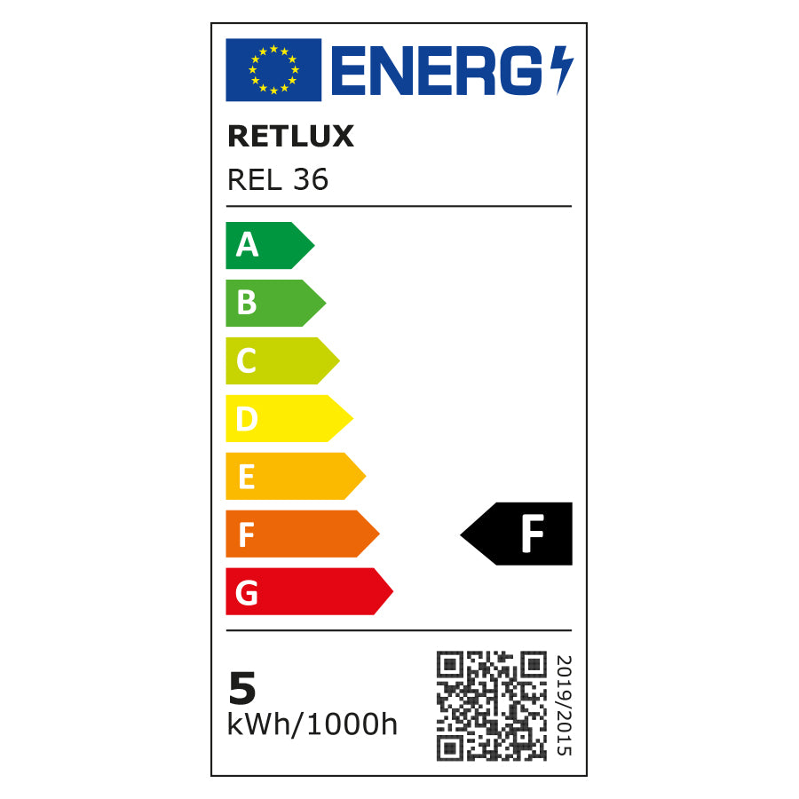 Žárovka LED GU10 5W bílá teplá RETLUX REL 36 2ks