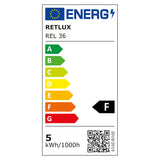 Žárovka LED GU10 5W bílá teplá RETLUX REL 36 2ks