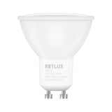 Žárovka LED GU10 5W bílá teplá RETLUX REL 37 4ks