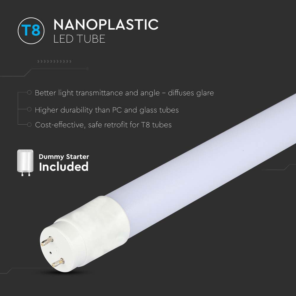 LED zářivka lineární T8 18W 1850lm 6500K 120cm V-TAC VT-1277