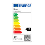 Žárovka LED E27 12W A60 bílá teplá REBEL ZAR0566
