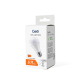 Žárovka LED E27 12W A60 bílá přírodní GETI
