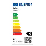 Žárovka LED MR16 6W bílá přírodní REBEL ZAR0573