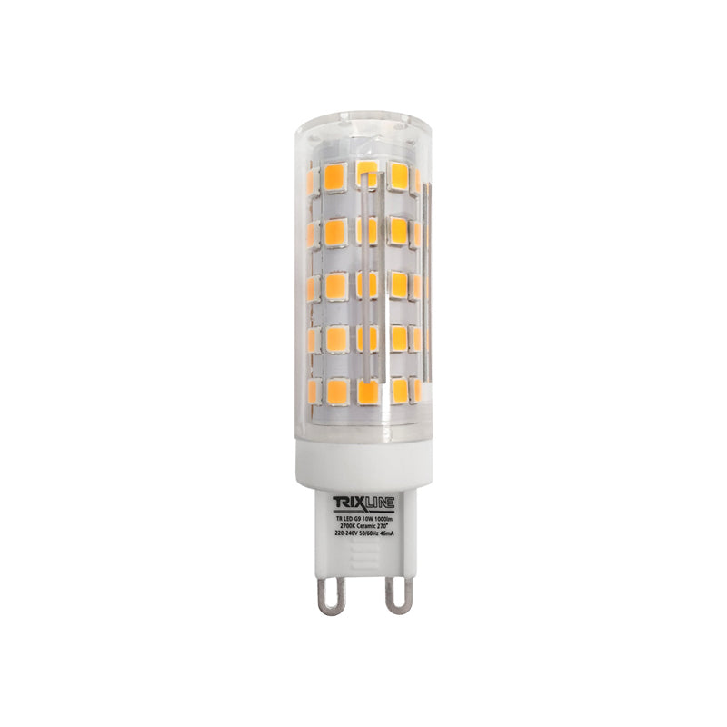 Žárovka LED G9 10W bílá teplá TRIXLINE P1515