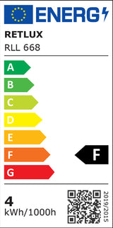 Žárovka LED G9 3,5W bílá teplá RETLUX RLL 668