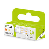 Žárovka LED G9 3,5W bílá teplá RETLUX RLL 668