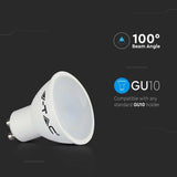 Žárovka LED GU10 4,5W SPOT bílá studená V-TAC VT-1975