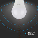 Žárovka LED E27 10,5W A60 bílá teplá V-TAC VT-2112