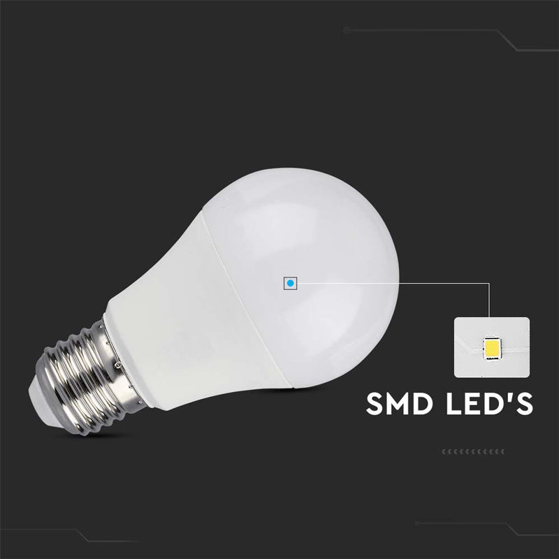 Žárovka LED E27 10,5W A60 bílá přírodní V-TAC VT-2112