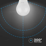 Žárovka LED E27 10,5W A60 bílá teplá V-TAC VT-2113 3ks