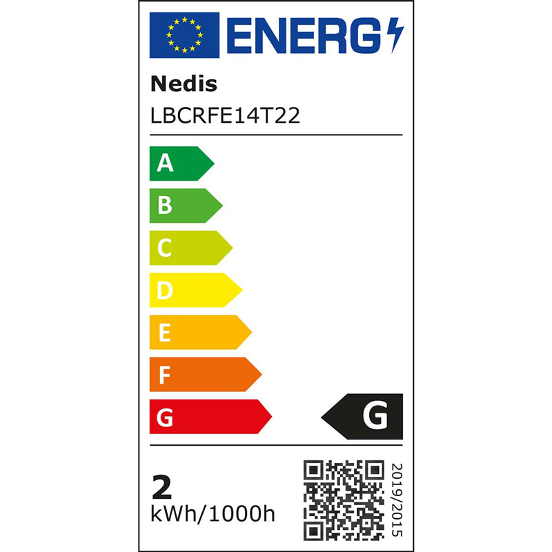 Žárovka do lednice E14 1,5W T22 NEDIS LBCRFE14T22
