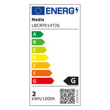 Žárovka do lednice E14 2W T26 NEDIS LBCRFE14T26