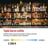 Žárovka LED E27 4,5W A60 bílá teplá EMOS Z55032 Vintage