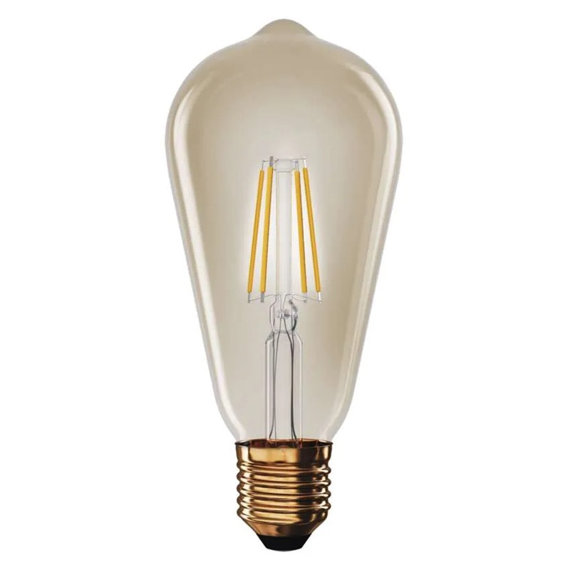Žárovka LED E27 4,5W ST64 bílá teplá EMOS Z57032 Vintage