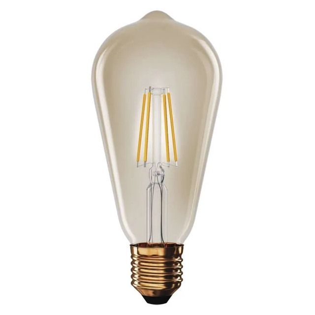 Žárovka LED E27 4,5W ST64 bílá teplá EMOS Z57032 Vintage