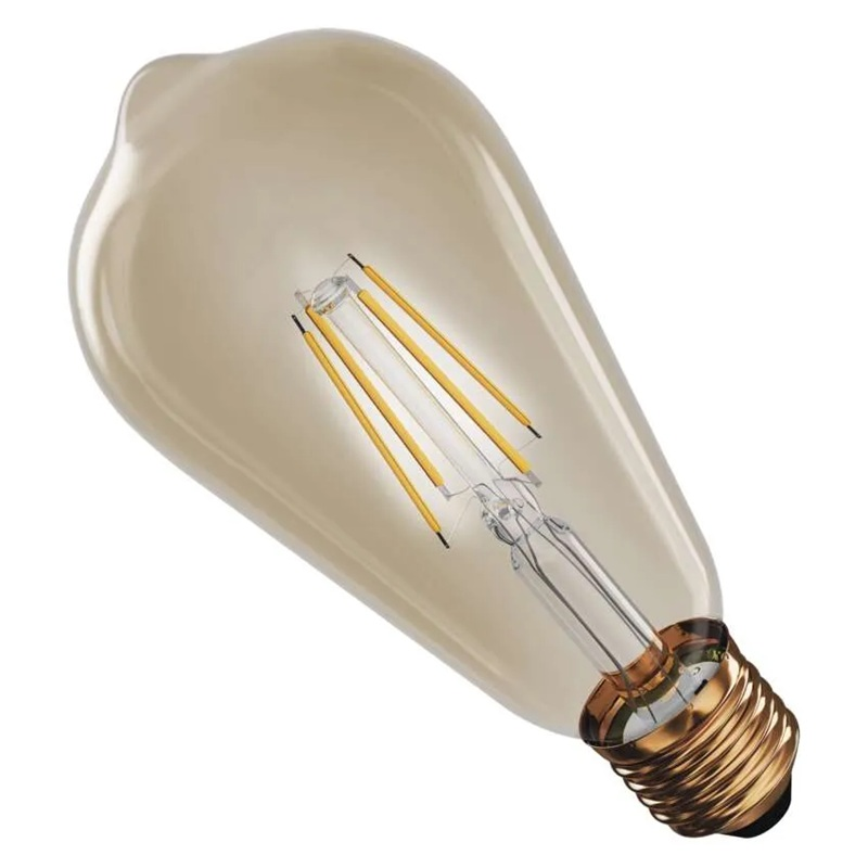 Žárovka LED E27 4,5W ST64 bílá teplá EMOS Z57032 Vintage