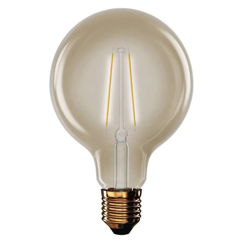 Žárovka LED E27 4,5W G95 bílá teplá EMOS Z52032 Vintage