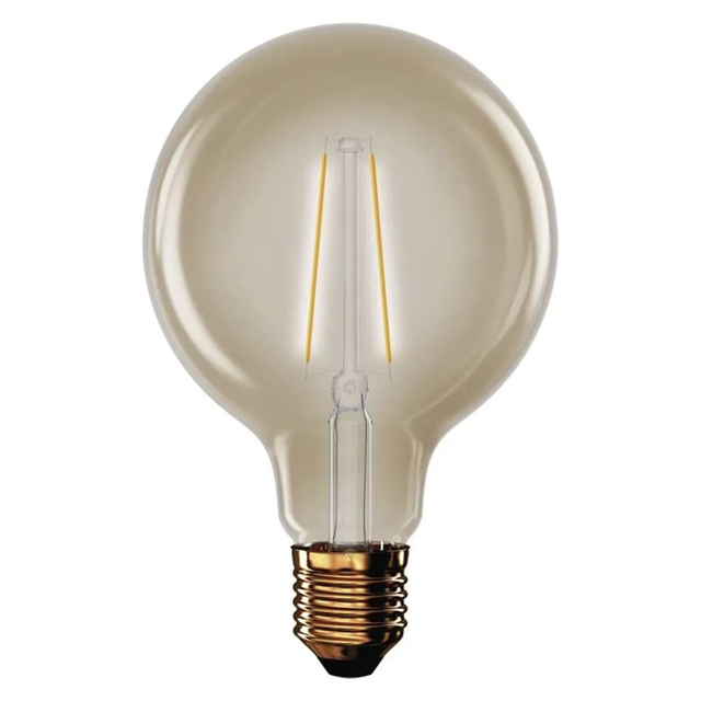 Žárovka LED E27 4,5W G95 bílá teplá EMOS Z52032 Vintage