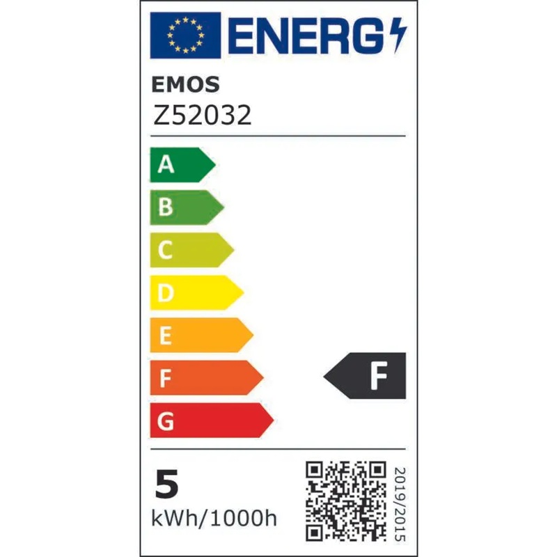Žárovka LED E27 4,5W G95 bílá teplá EMOS Z52032 Vintage