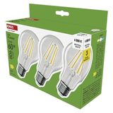 Žárovka Filament LED E27 5,9W bílá přírodní EMOS ZF5D43.3 sada 3ks