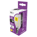 Žárovka Filament LED E14 1,8W Mini Globe bílá přírodní EMOS ZF1201