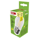 Žárovka Filament LED E27 1,8W Mini Globe bílá teplá EMOS ZF6D02