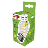 Žárovka Filament LED E27 1,8W Mini Globe bílá přírodní EMOS ZF6D03