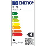 Žárovka DECO LED E27 4W flame EMOS Z5CS11