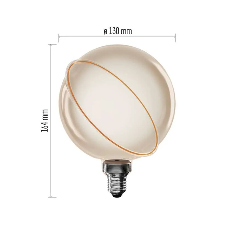 Žárovka DECO LED E27 4W flame EMOS Z5CS11