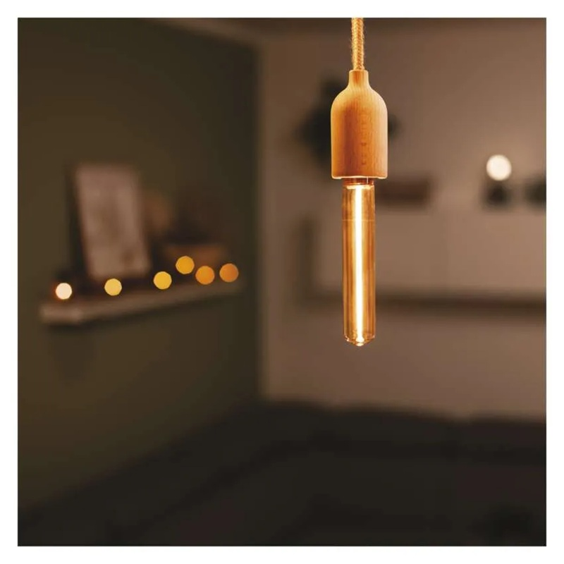 Žárovka DECO LED E27 2W flame EMOS Z5AI01